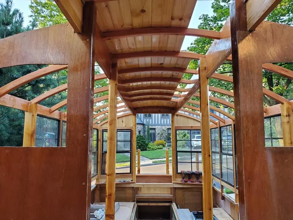 Jersey Girl: Today I finished sealing up the topside grooves between the planks I had installed...