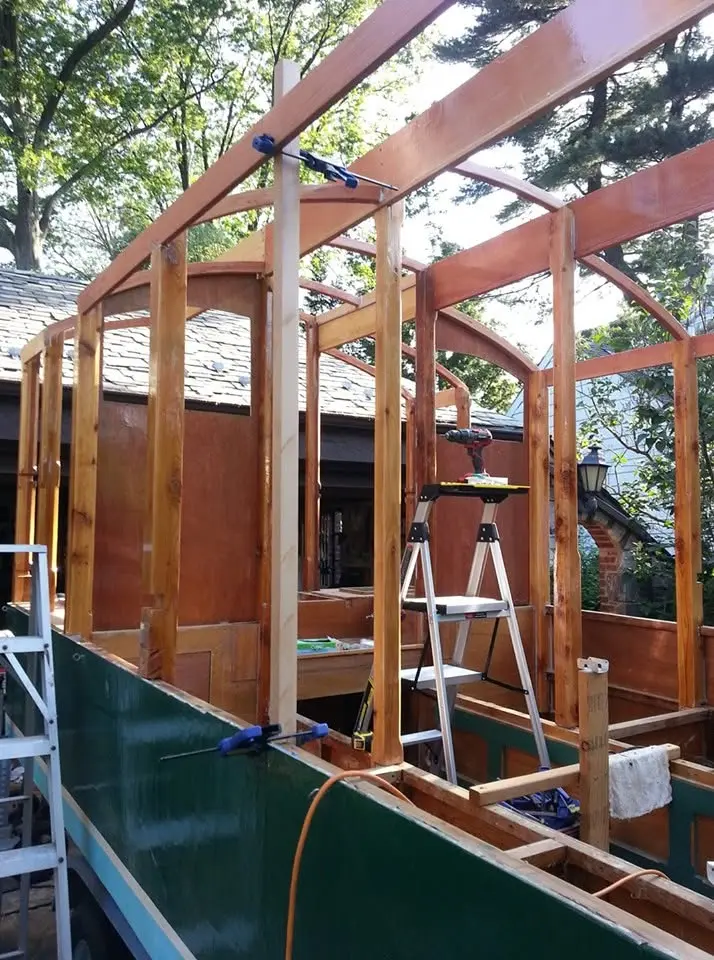 Jersey Girl: I have another set of three arched roof supports permanently fastened into place, and...