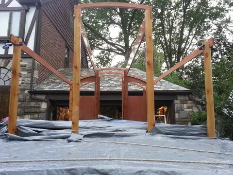 Jersey Girl: The rain cleared out just before dusk this evening, so I had an opportunity to install...