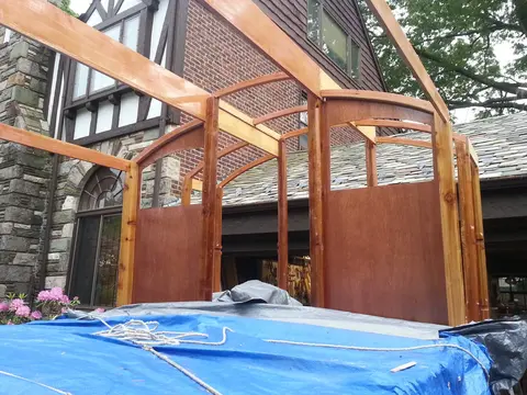 Jersey Girl: The rain cleared out just before dusk this evening, so I had an opportunity to install...