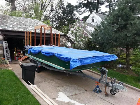Jersey Girl: Another warm, sunny spring day means I get to make some progress on Jersey Girl.