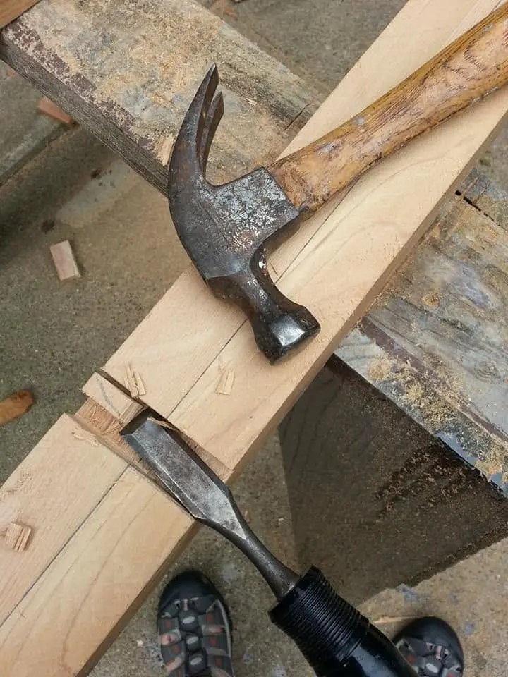 Jersey Girl: Here's how I cut the dadoes in the roof support posts for the railing tops and...