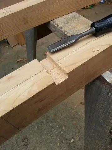 Jersey Girl: Here's how I cut the dadoes in the roof support posts for the railing tops and...