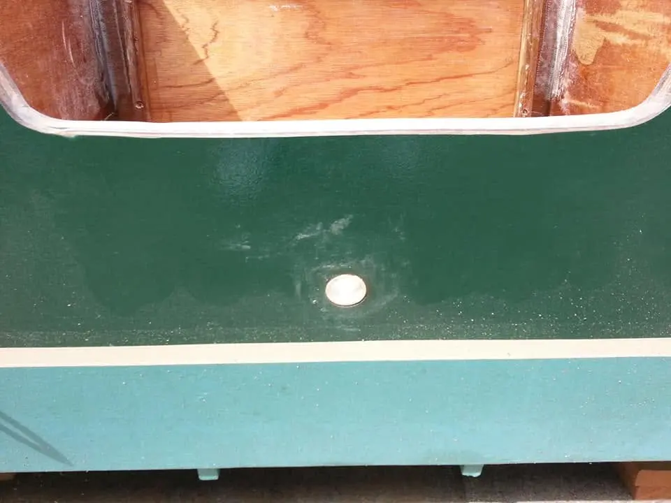 Jersey Girl: The motor well area is complete, with a raised and angled false bottom to allow rain...