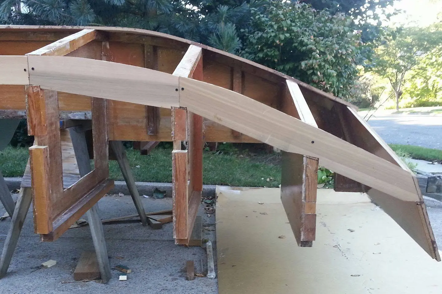 Jersey Girl: The curve of the side panel frame is pretty good for a first pass.