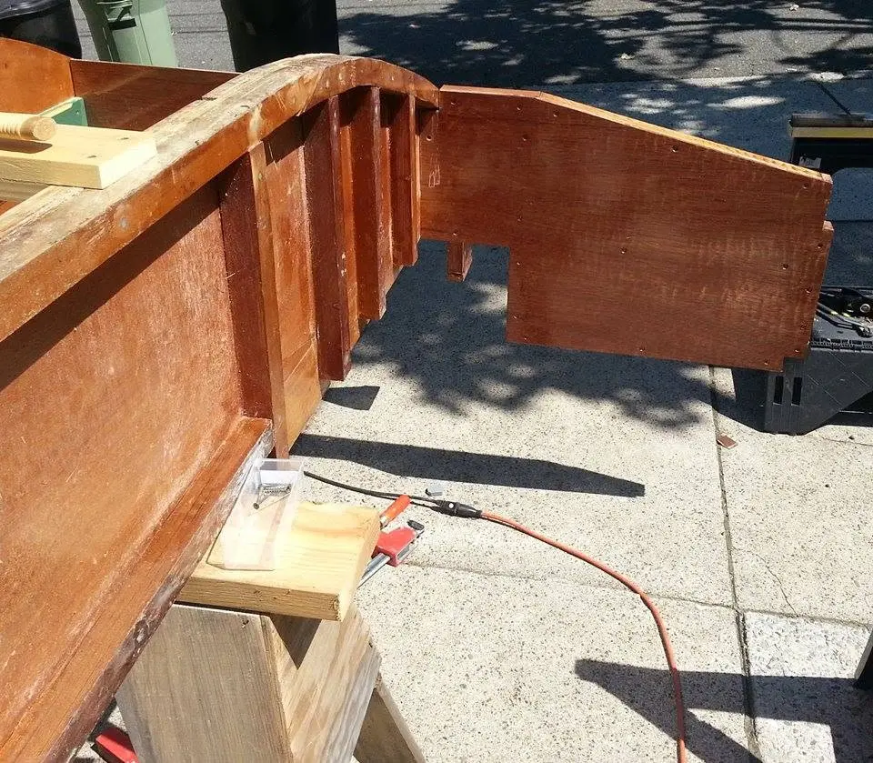 Jersey Girl: Now, moving forward to the bow, I'm fitting foremost full width bulkhead.