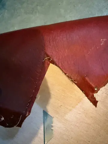 Deluxe Runabout: Upholstery repair