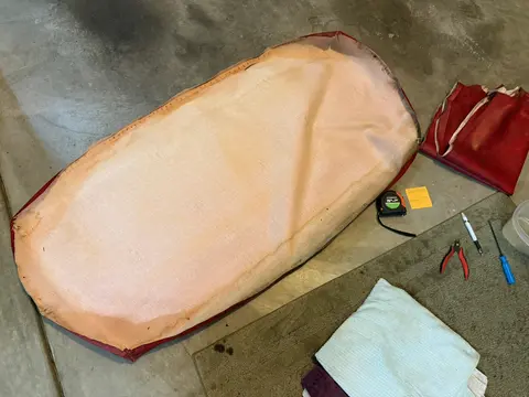 Deluxe Runabout: Upholstery repair