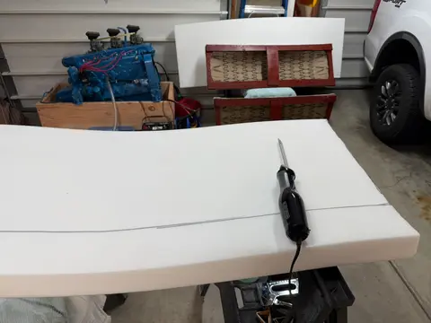 Deluxe Runabout: Upholstery repair
