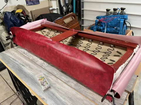 Deluxe Runabout: Upholstery repair