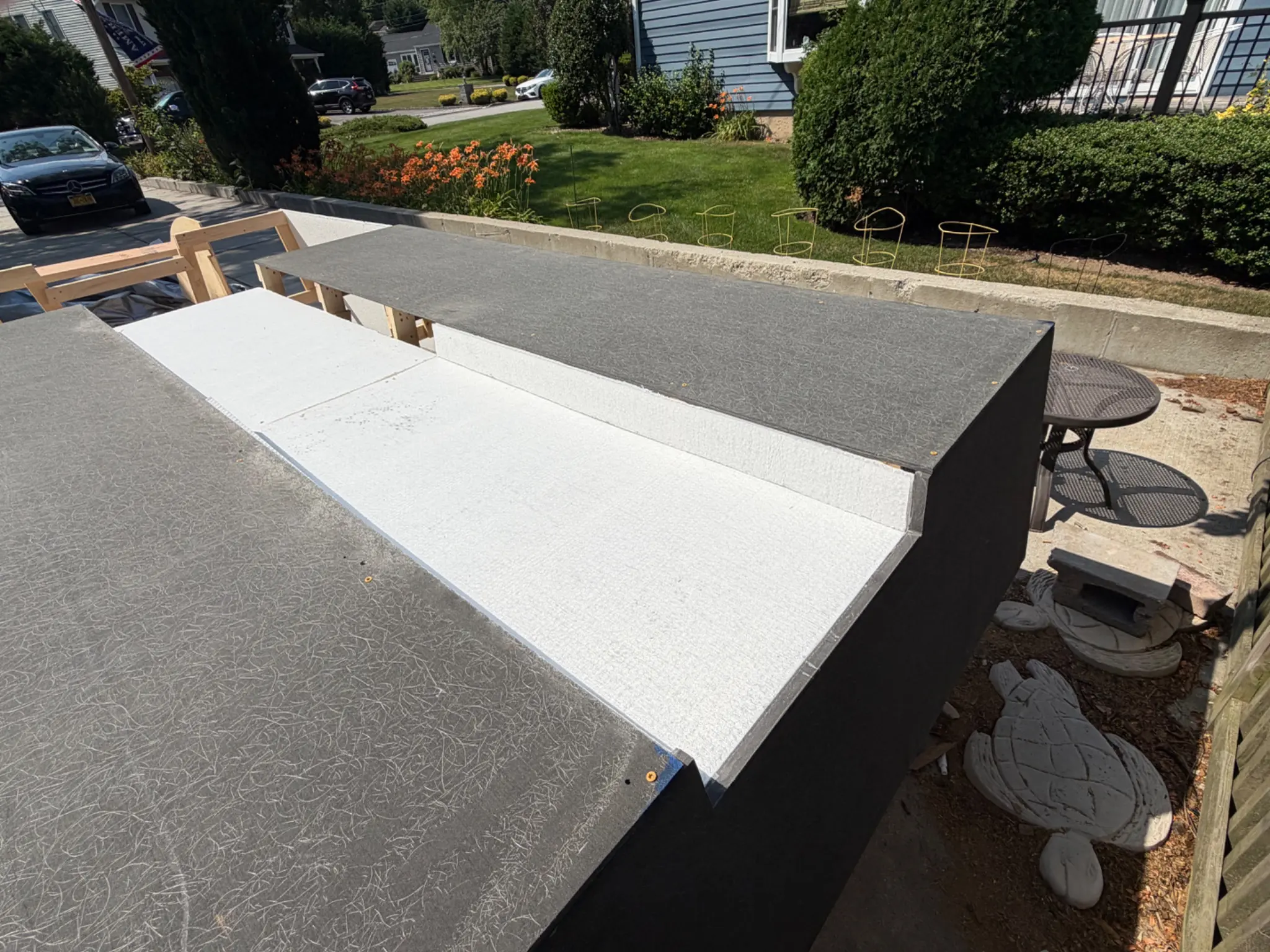 Garvey Skiff, under construction