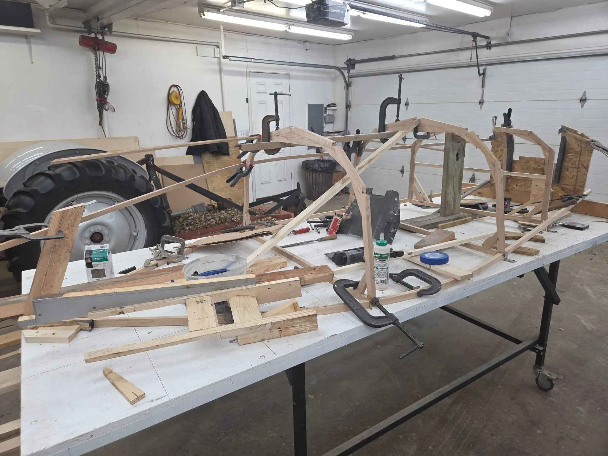 Mini Cruiser, under construction