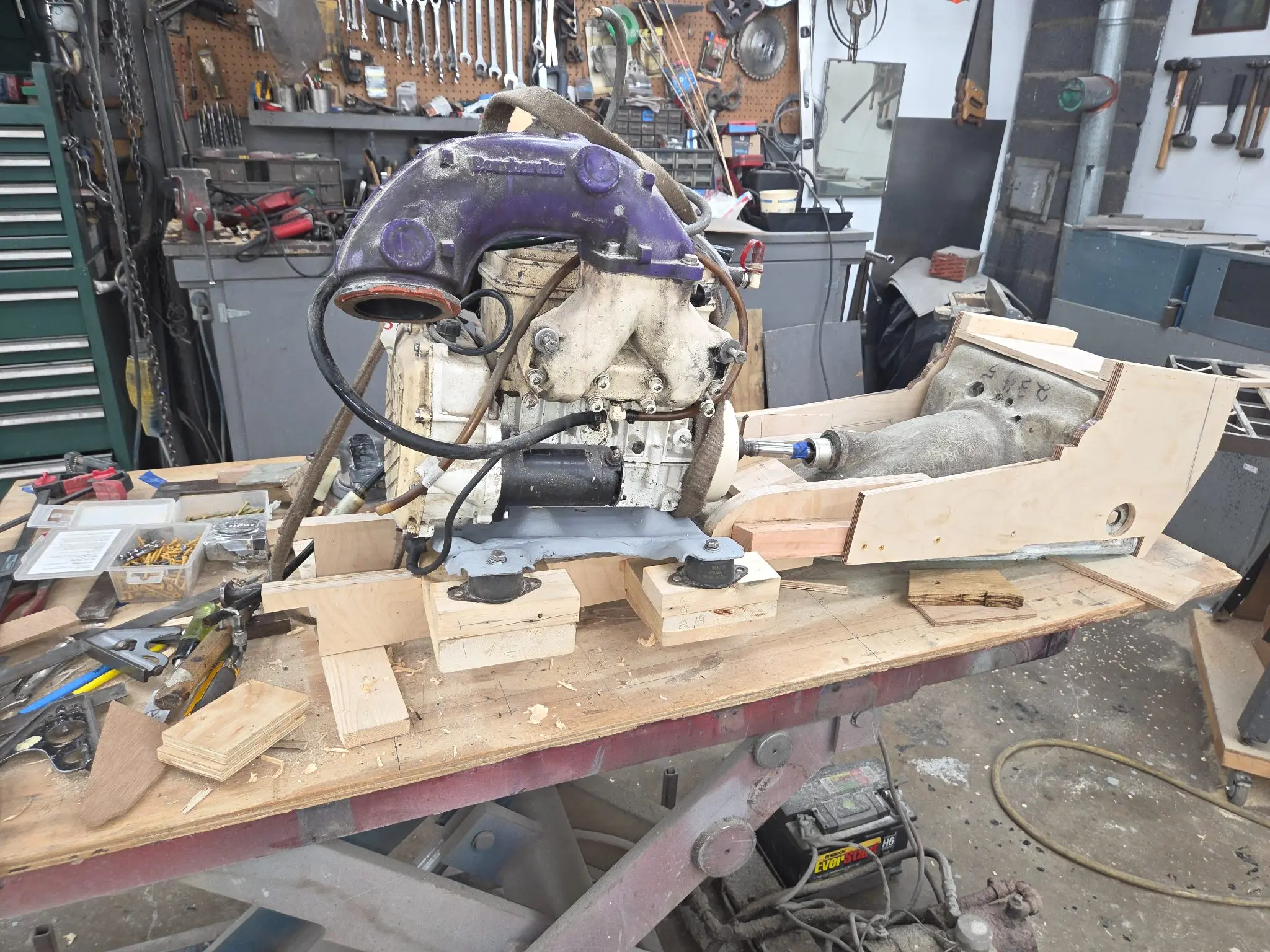 Mini Cruiser, under construction
