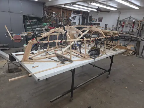 Mini Cruiser, under construction