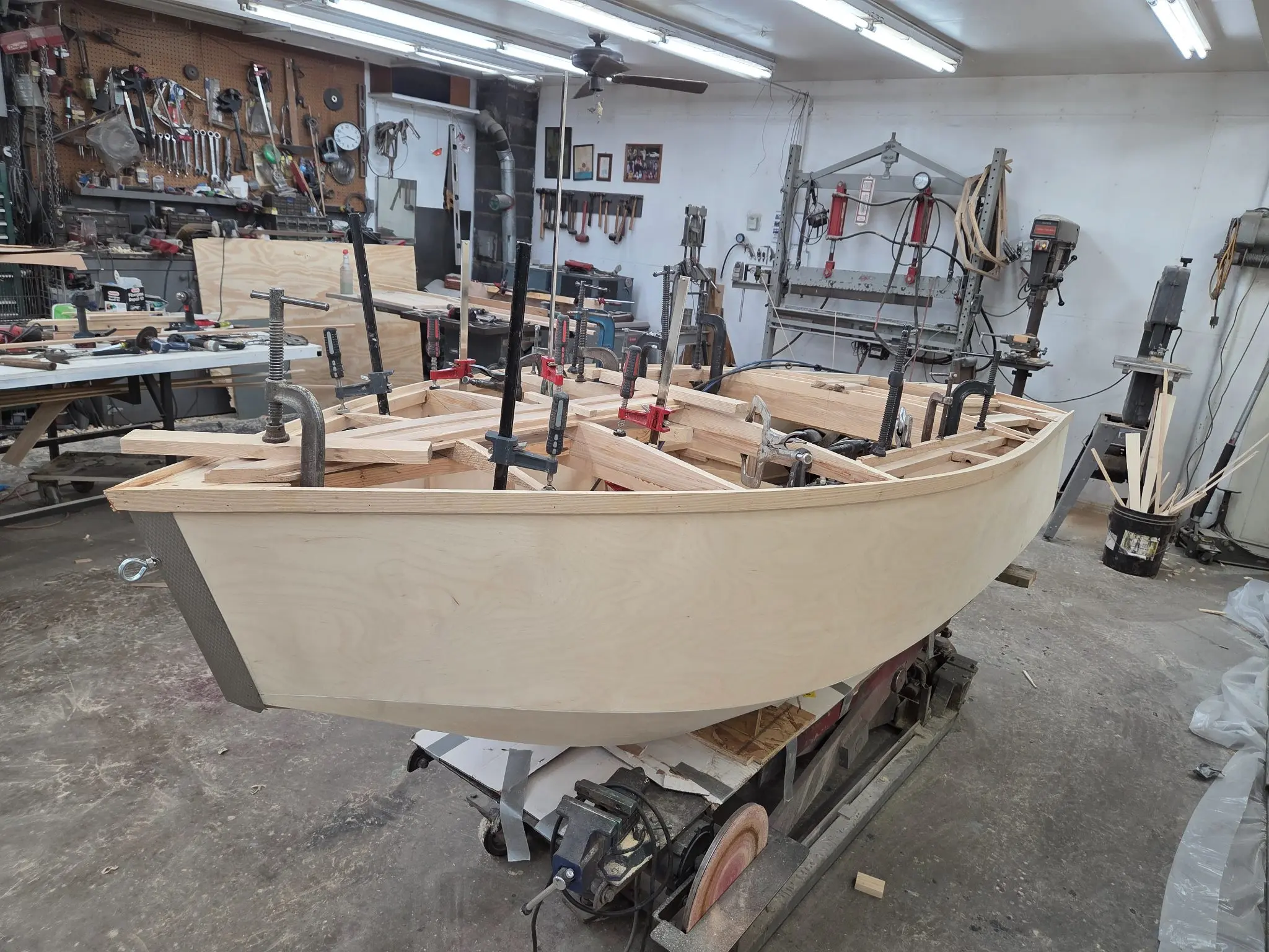 Mini Cruiser, under construction