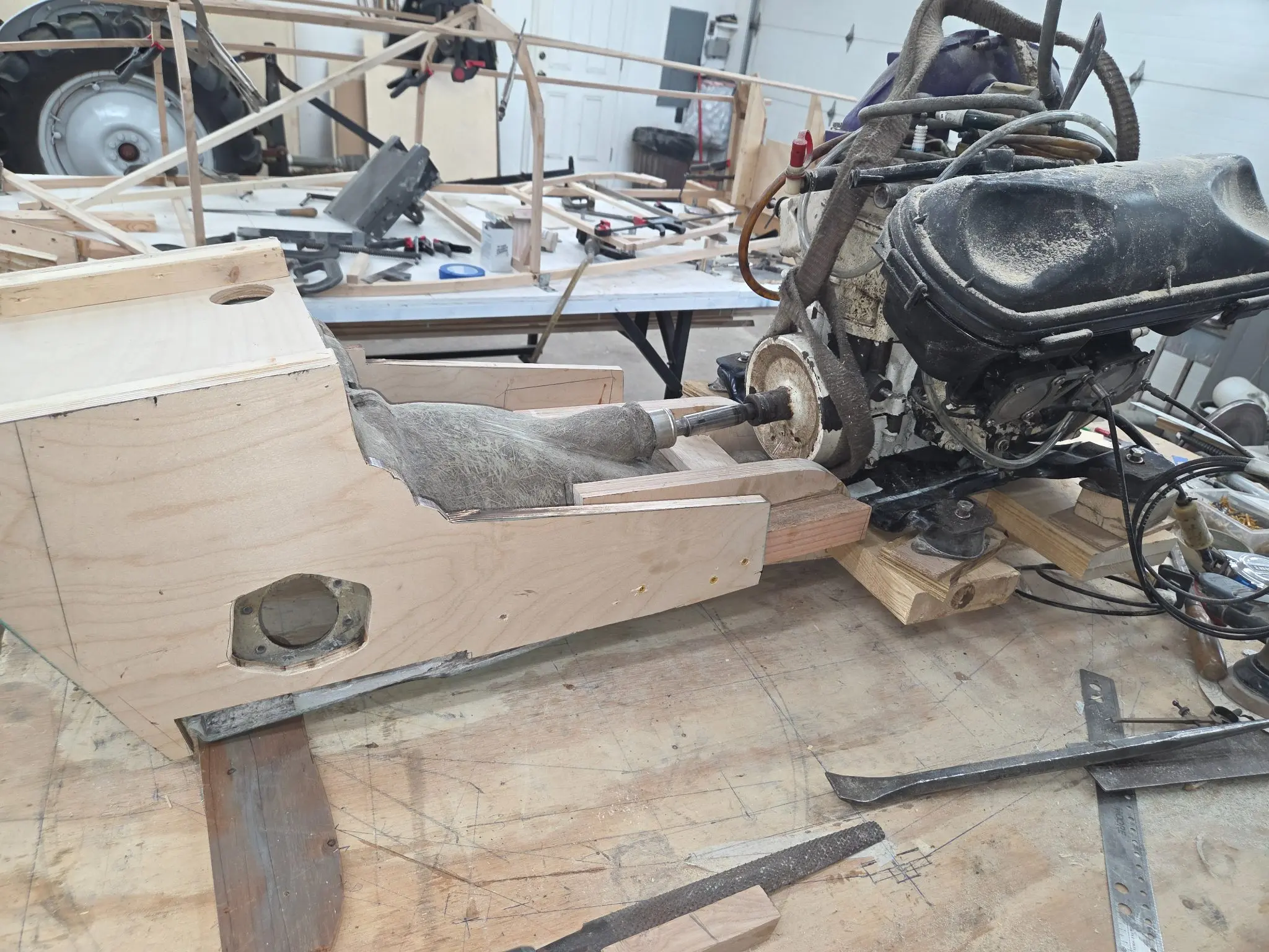 Mini Cruiser, under construction
