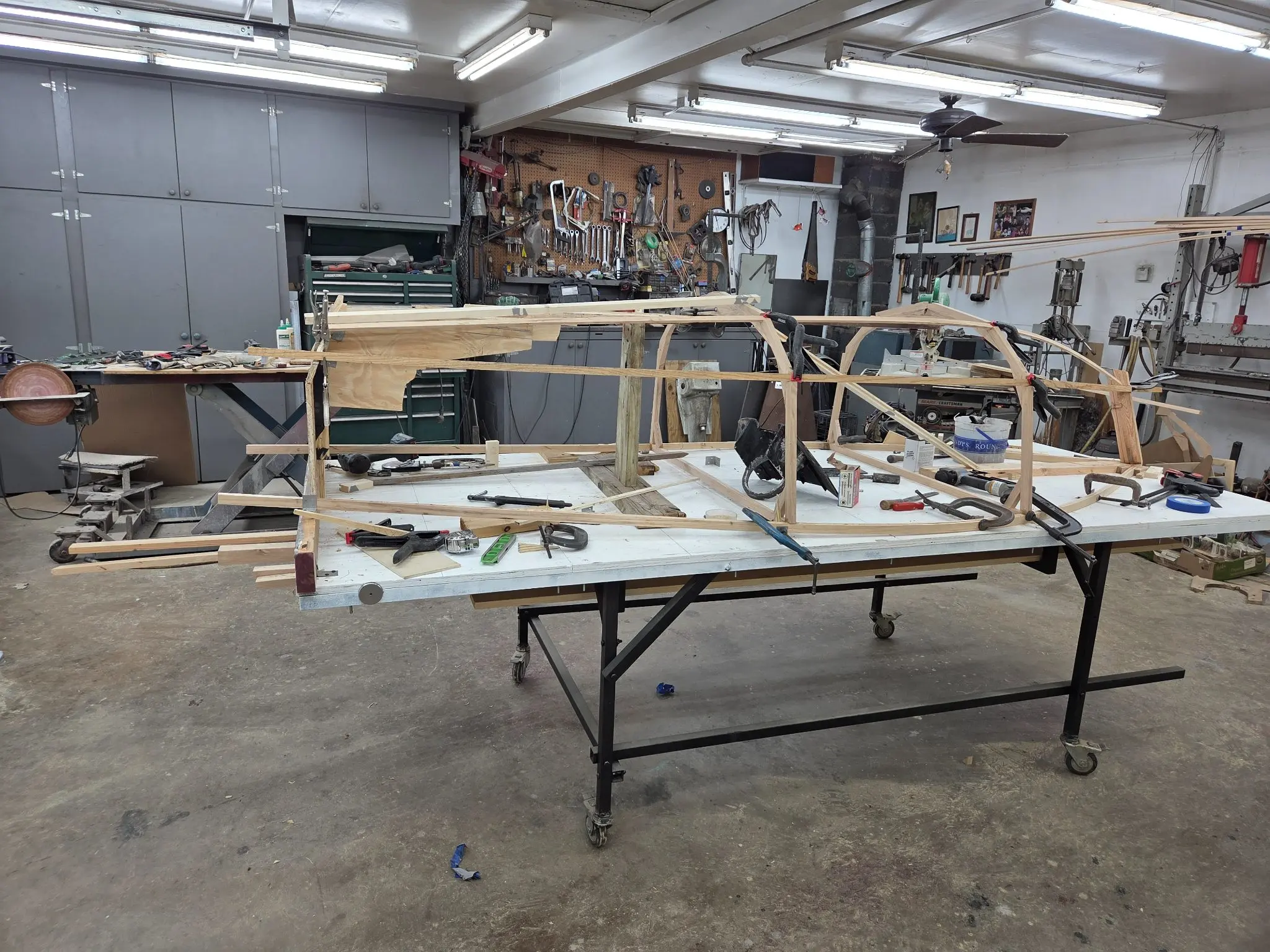 Mini Cruiser, under construction